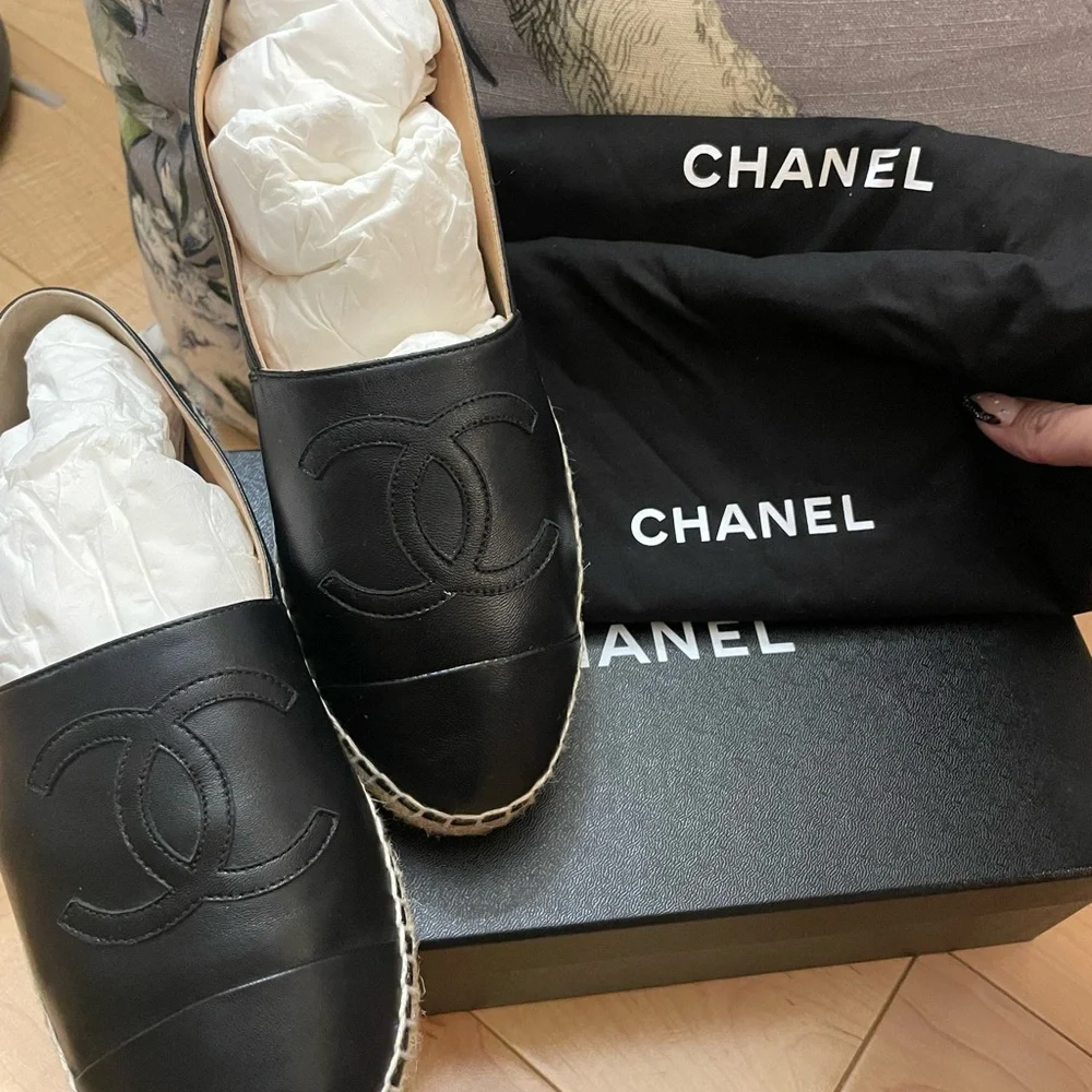Preloved Chanel Espadrilles black/black - Picture 3 of 8